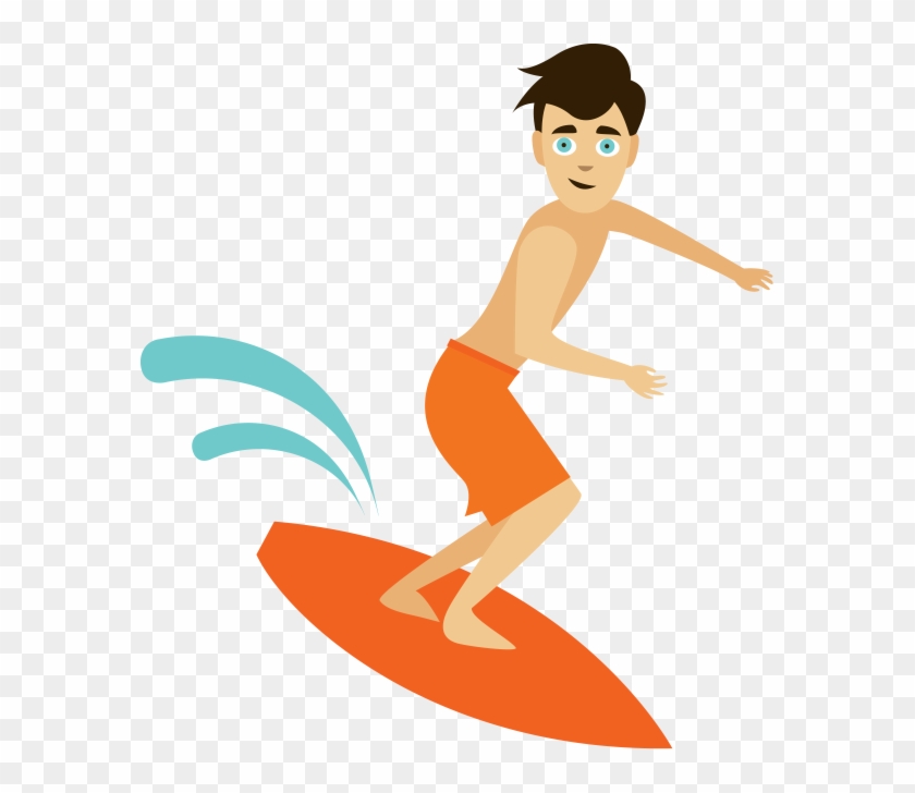 Look For Me Cartoon Man Surfing Png Transparent Png 581x648