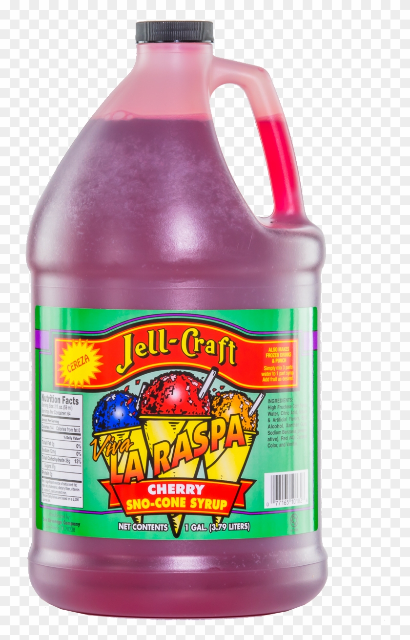 Jell-craft Cherry Snow Cone Syrup - Bottle, HD Png Download -  967x1355(#632146) - PngFind