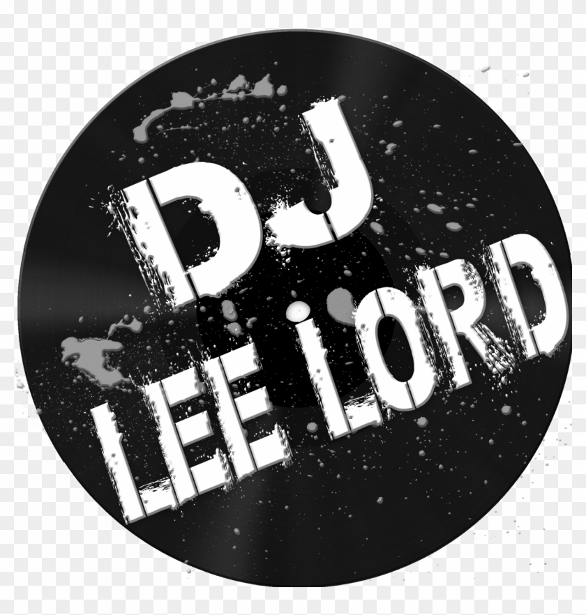 Dj Lee Lord Vinyl And Paint Splatter Logo - Circle, HD Png Download ...