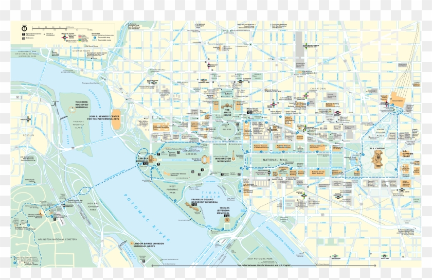 Washington Dc Map1 Map View Of Washington Dc Hd Png Download 3294x1978 Pngfind