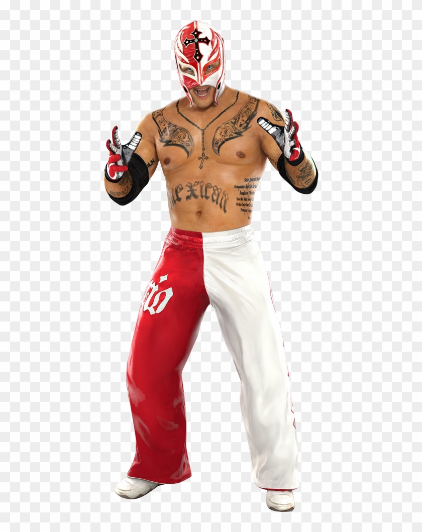 Rey Mysterio Smackdown Vs Raw 11 Photo Rey Mysterio14 Rey Mysterio 11 Hd Png Download 428x979 Pngfind
