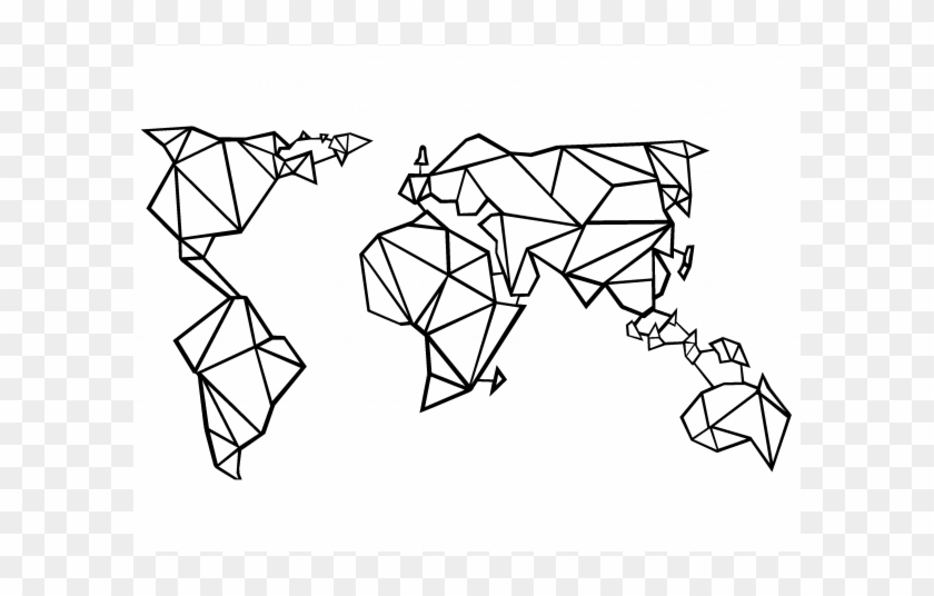 2 Pieces Metal World Map White World Map Hd Png Download 600x800 Pngfind