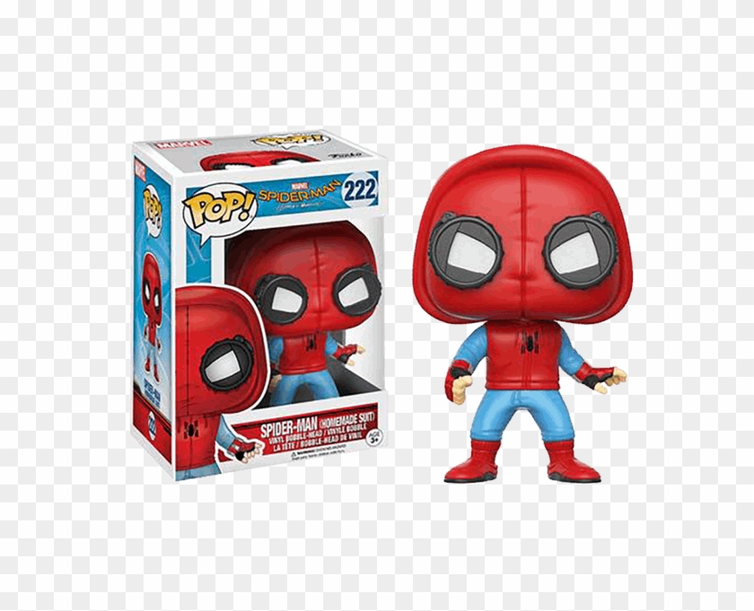 Pop Vinyls - Spiderman Homecoming Pop Keychain, HD Png Download -  600x600(#6332886) - PngFind