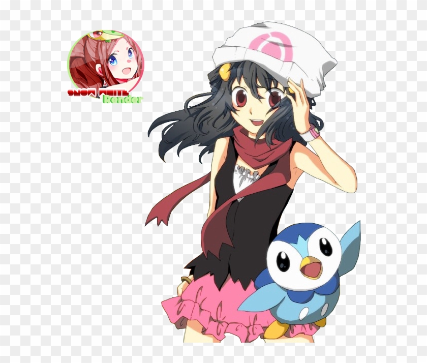transparent Png Of Dawn And Ash - Anime Pokemon Diamond And Pearl