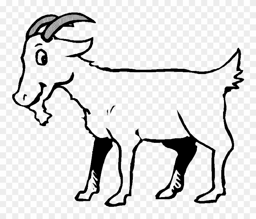 Goat Drawing Beautiful Image Drawing Skill - Dibujo De Una Cabra, HD ...