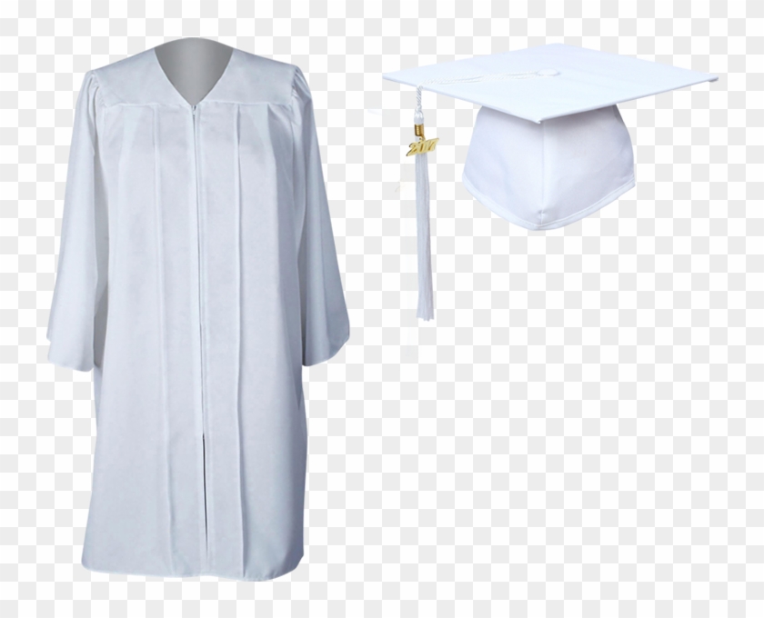 Graduation Gowns Toga White For Graduation HD Png Download 800x800 