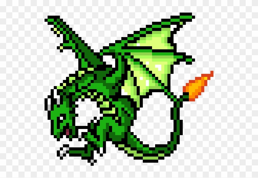 Welsh Dragon Pixel Art