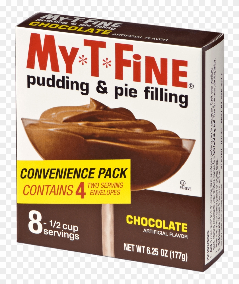 My*t*fine Chocolate Cooked Pudding - My T Fine Pudding, HD Png Download ...