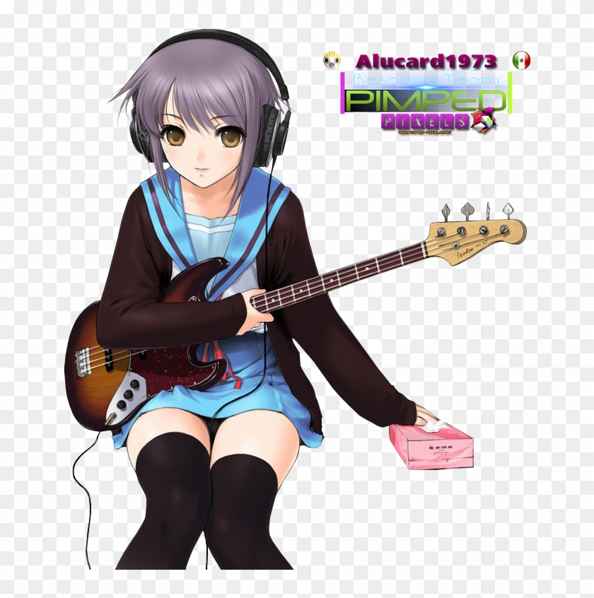 [character] Yuki Nagato Suzumiya Haruhi No Yuuutsu - Music No Life 