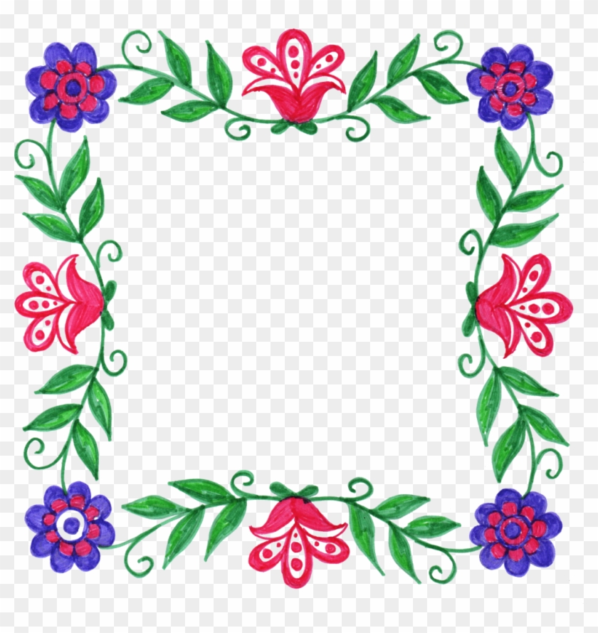 beautiful flower frames png