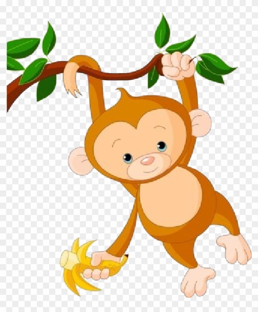 Download Hanging Monkey Png Baby Monkey Clip Art Transparent Png 1024x1024 6476595 Pngfind