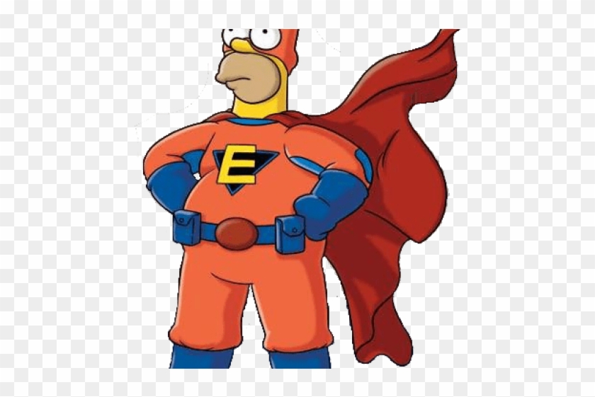 Cartoon Superheroes - Homer Simpson Superhero, HD Png Download ...