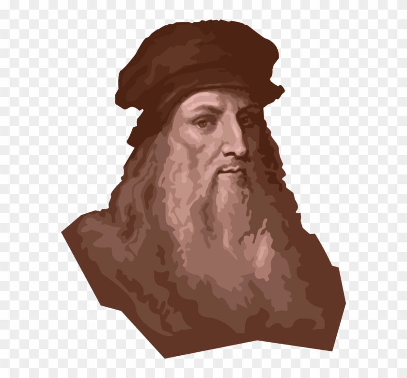 More In Same Style Group - Leonardo Da Vinci, HD Png Download - 588x700 ...