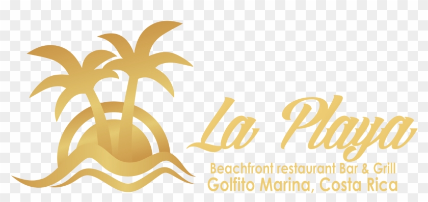 La Playa Beachfront Restaurant - Logo Bar La Playa, HD Png Download -  1477x709(#6493631) - PngFind