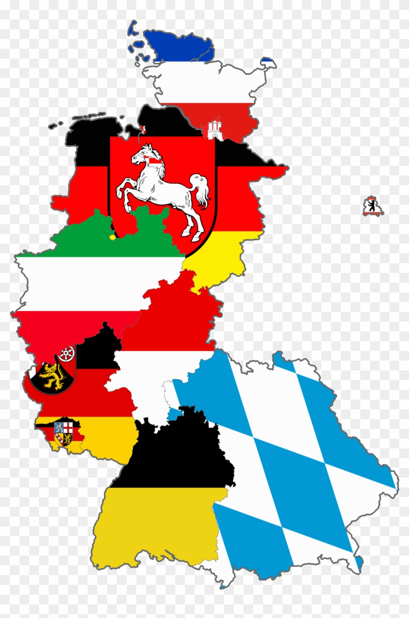 Flag Map Of West Germany - West Germany In Nato, HD Png Download ...