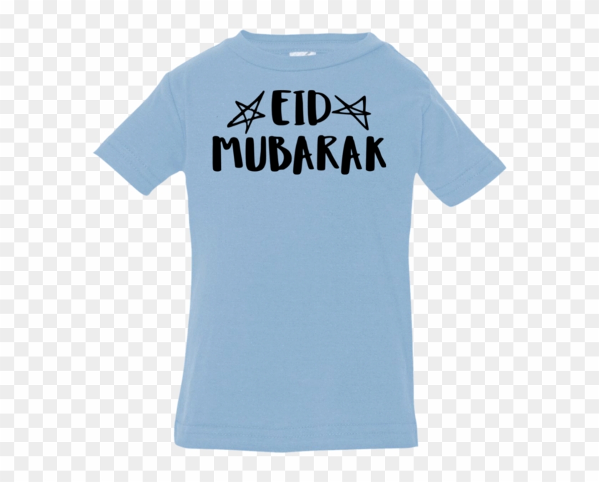 Eid Mubarak Infant Jersey T-shirt - Eid Mubarak Shirt Png, Transparent ...