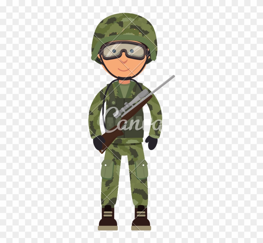 Military Icons By Canva - Military Cartoon, HD Png Download - 800x800 ...