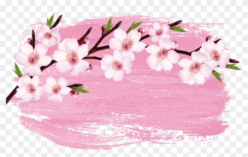 Cherry Blossom Branch - Pink Sakura Blossoms Png, Transparent Png -  1657x973(#6538975) - PngFind
