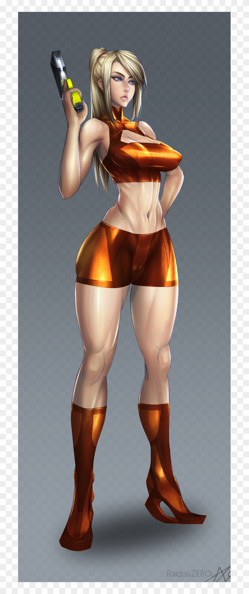 Blr Ntk1om6y1f1uz7pwro2 1280 , Png - Zero Suit Samus Orange Suit,  Transparent Png - 717x1920(#6555142) - PngFind