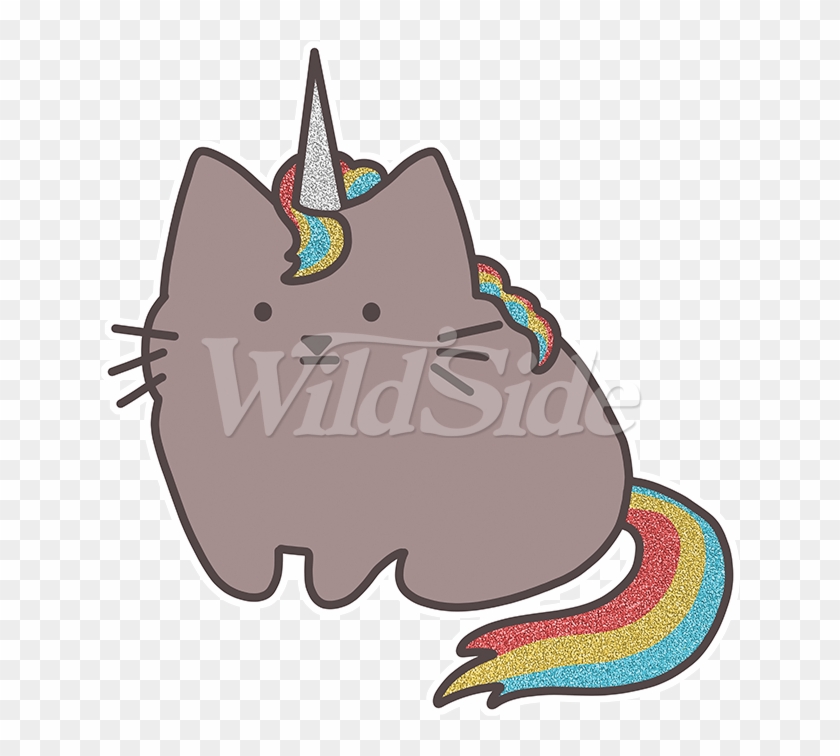 Download Rainbow Unicorn Cat Glitter Illustration Hd Png Download 675x675 6564258 Pngfind