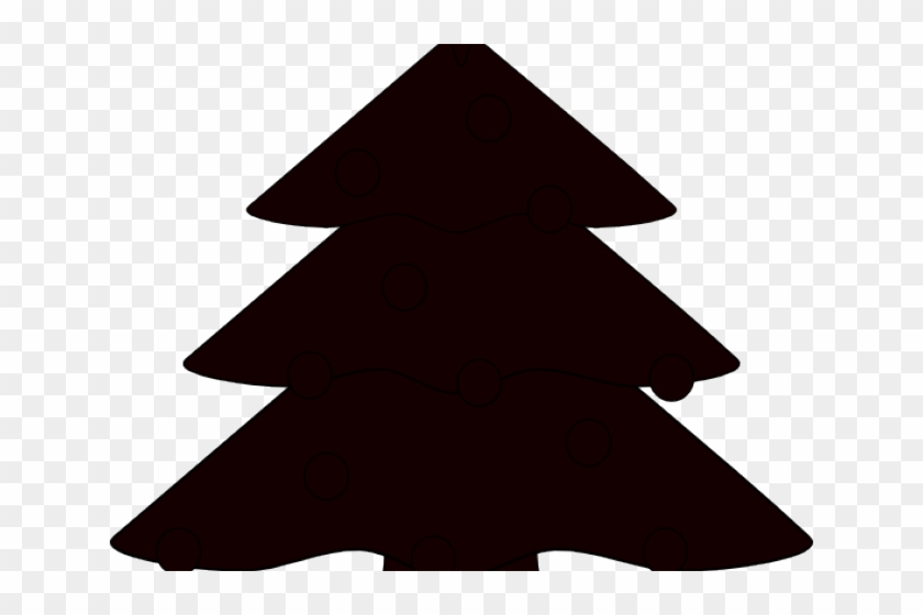 black christmas tree clipart