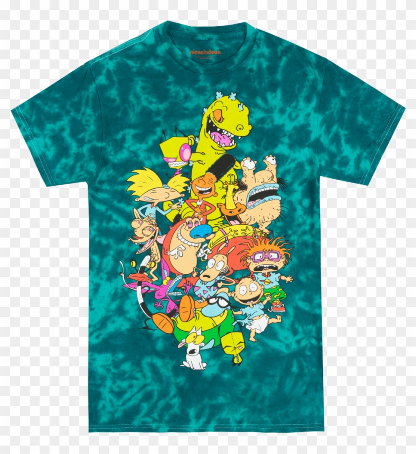 tie dye cartoon shirt