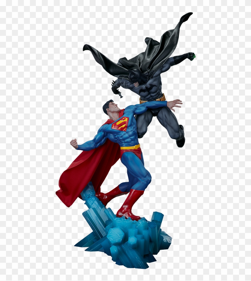 Batman Vs Superman - Dc Comics Statue Batman Vs Superman, HD Png Download -  480x860(#6589013) - PngFind