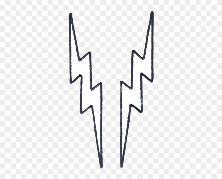 white lightning bolts 10 embroidered reflective patch lightning bolt black and white hd png download 600x600 662287 pngfind white lightning bolts 10 embroidered