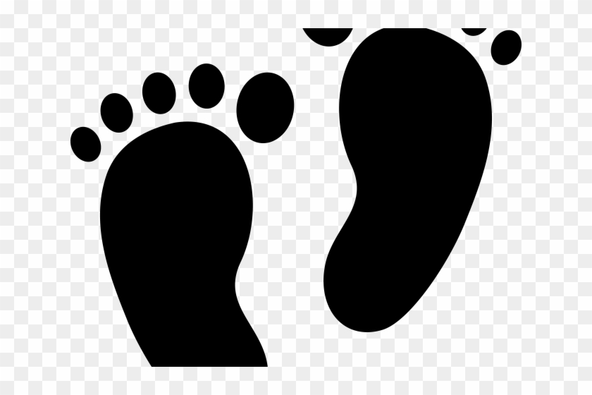 Download Silhouette Baby Footprint Clipart Hd Png Download 640x480 6601422 Pngfind