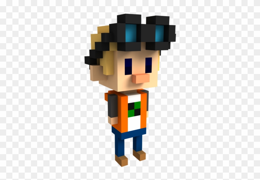 Updated My Voxel Character To Look More Like My Minecraft Voxel Character Hd Png Download 600x600 6641346 Pngfind - similiar roblox bacon hair looks keywords