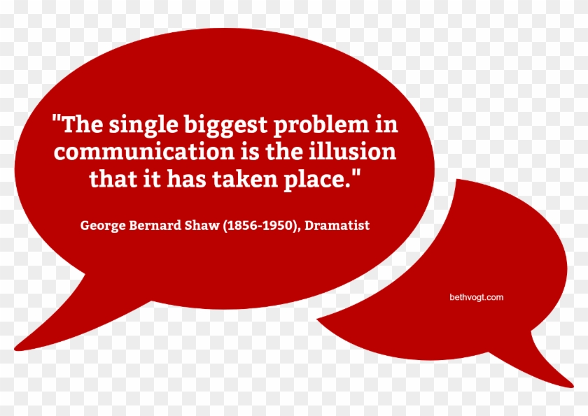 in-others-words-single-biggest-problem-in-communication-hd-png