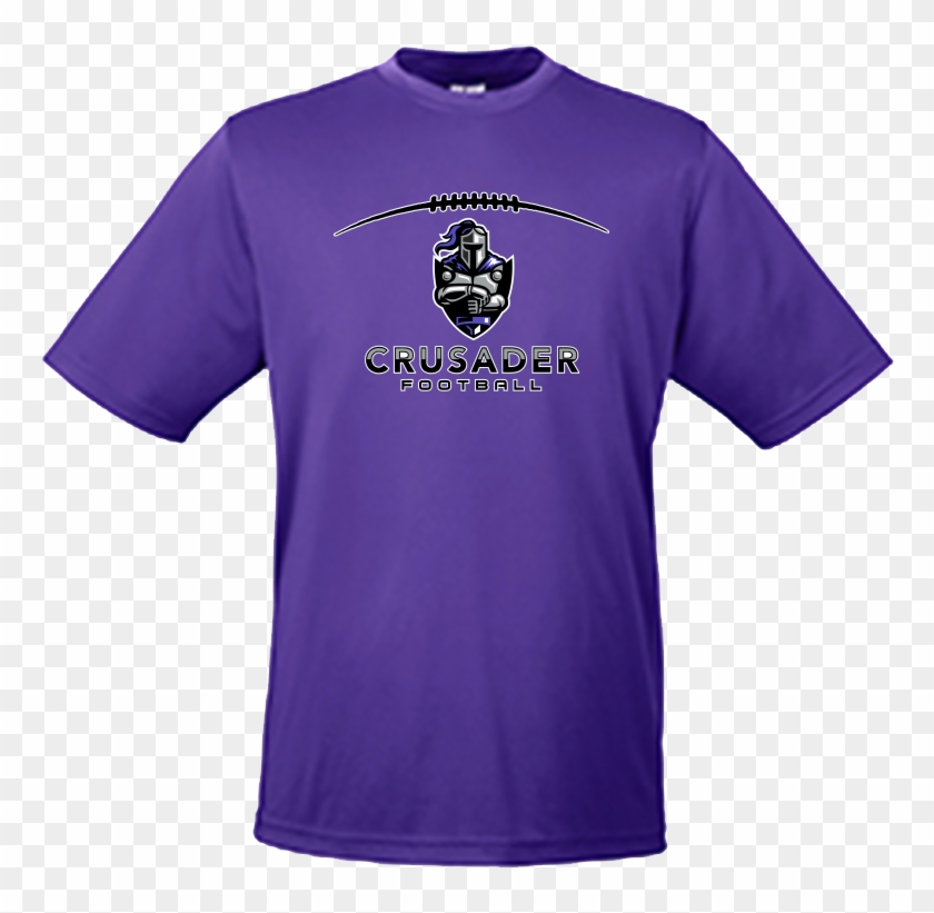 Crusader Football Short Sleeve Tshirt - Active Shirt, HD Png Download ...