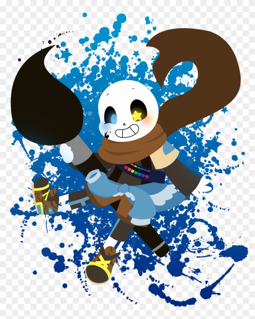 Ink Sans And Ink Papyrus, HD Png Download , Transparent Png Image