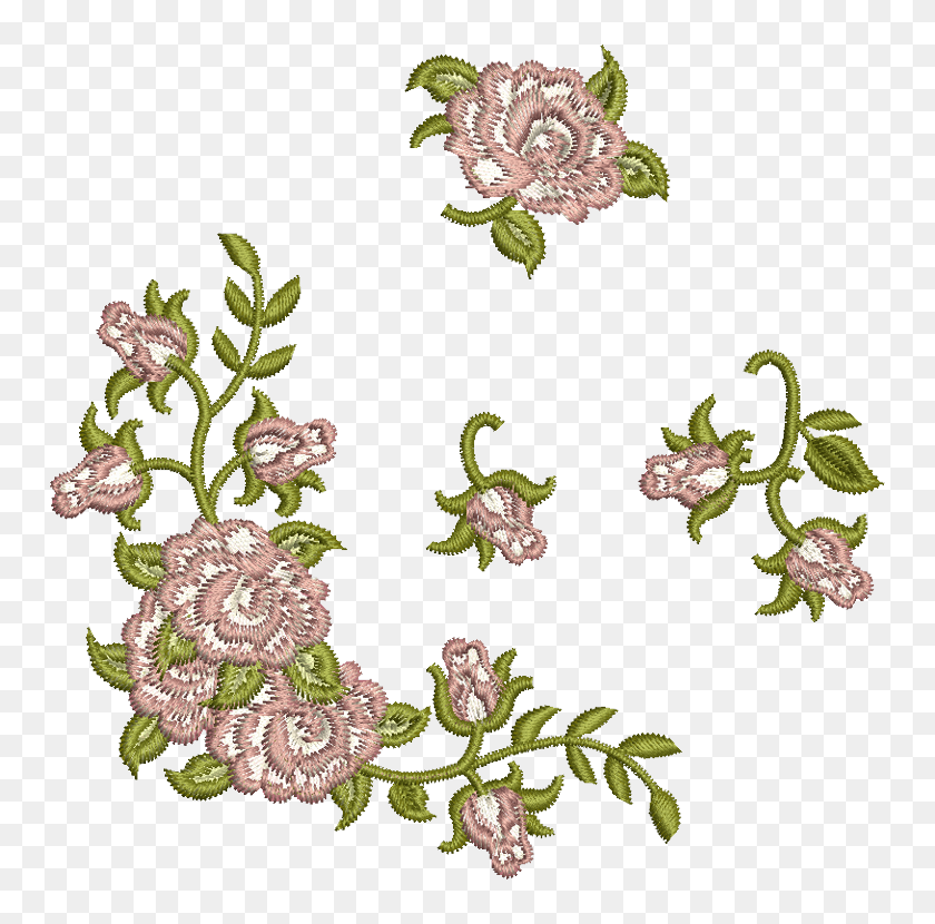 35+ Floral Embroidery Vector Free Free Download