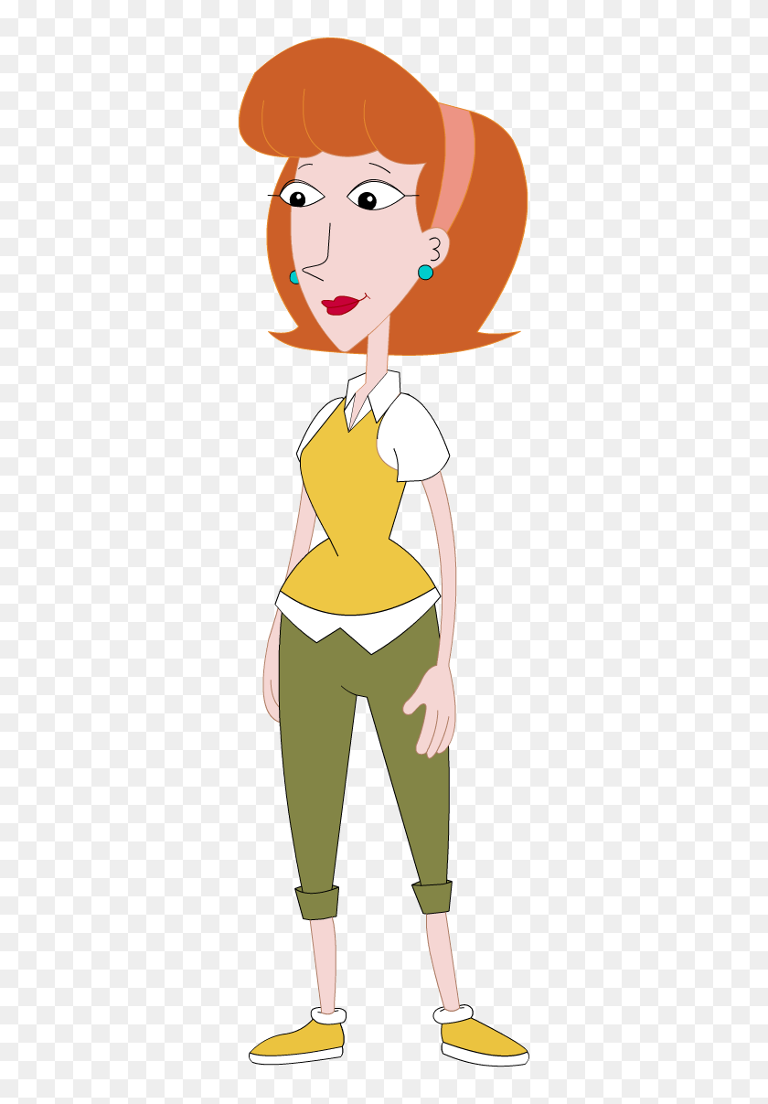 Linda Flynn Fletcher Pinterest - Phineas Y Ferb Mama, HD Png Download ...