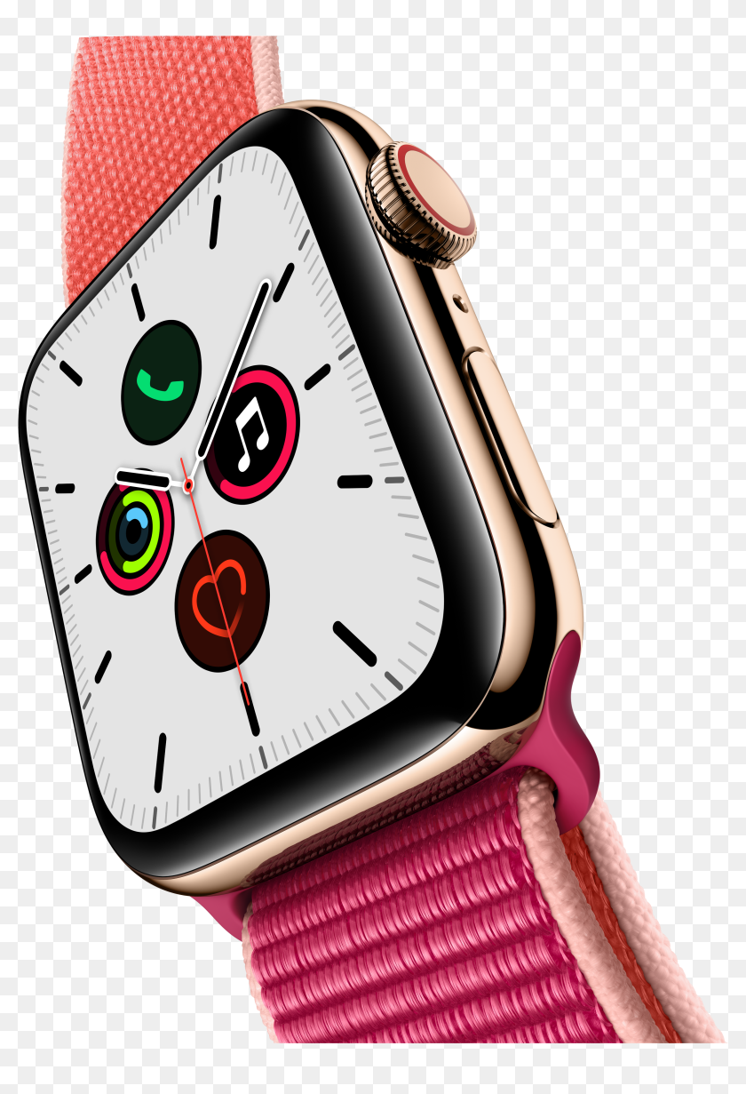 Gold Aluminum Apple Watch 5, HD Png Download - 3017x4000(#6739832) - PngFind