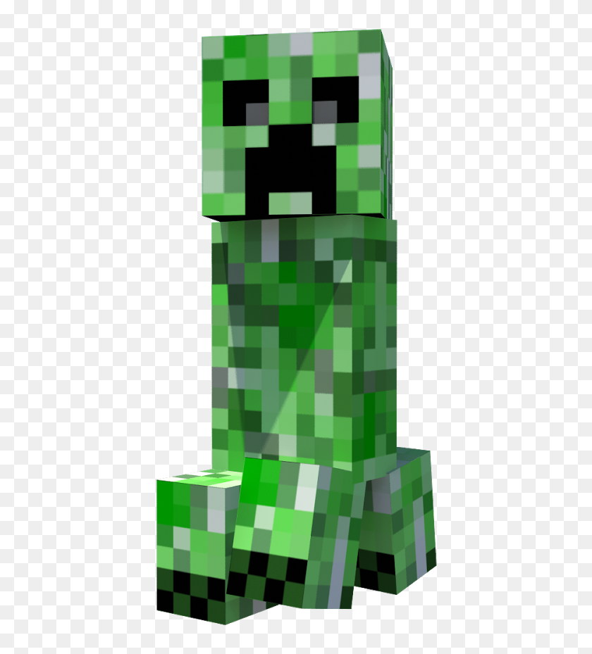 Minecraft Creeper Png, Transparent Png - 400x849(#6742634) - PngFind