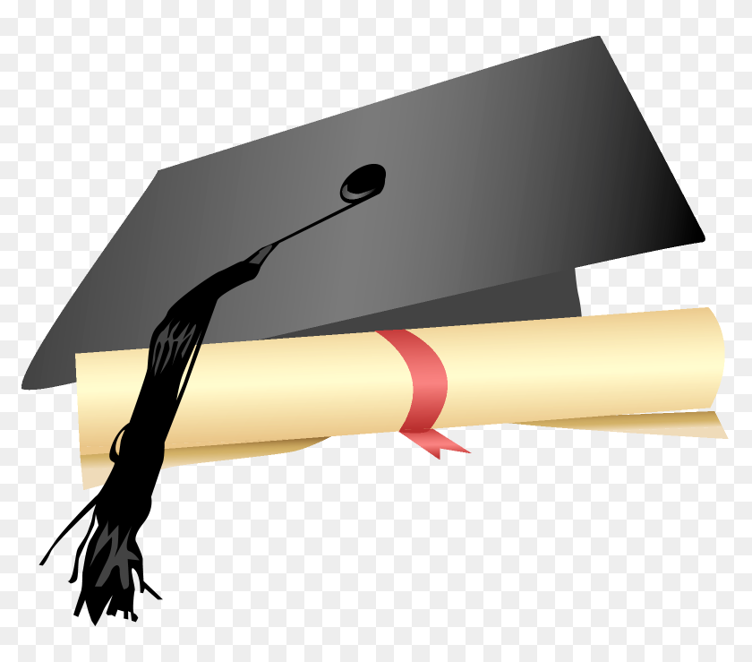 Graduation Cap And Diploma Cap And Gown Png Transparent Png 792x659 6745258 Pngfind