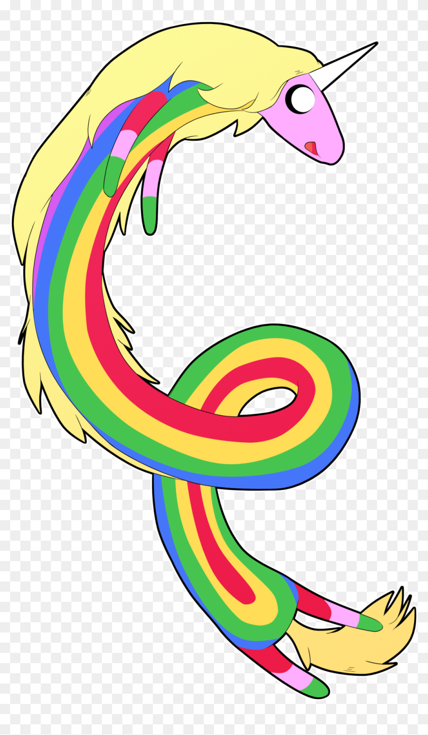 Draw Rainbow Unicorn  Adventure Time  HD Png Download 