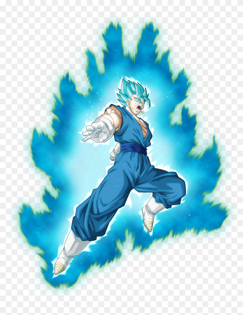 Gogeta Super Saiyan Blue transparent background PNG clipart