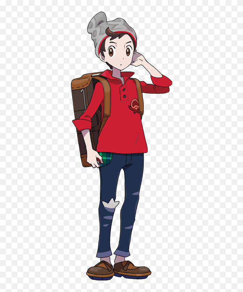 Static Tvtropes 0 Pokemon Sword And Shield Male Trainer Hd Png Download 350x930 Pngfind