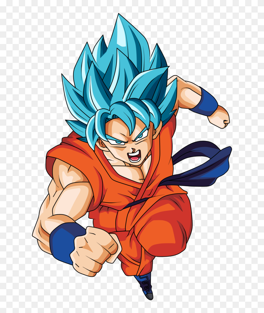 Ssgss Goku Png - Dragon Ball Goku Super, Transparent Png - 774x1032 ...