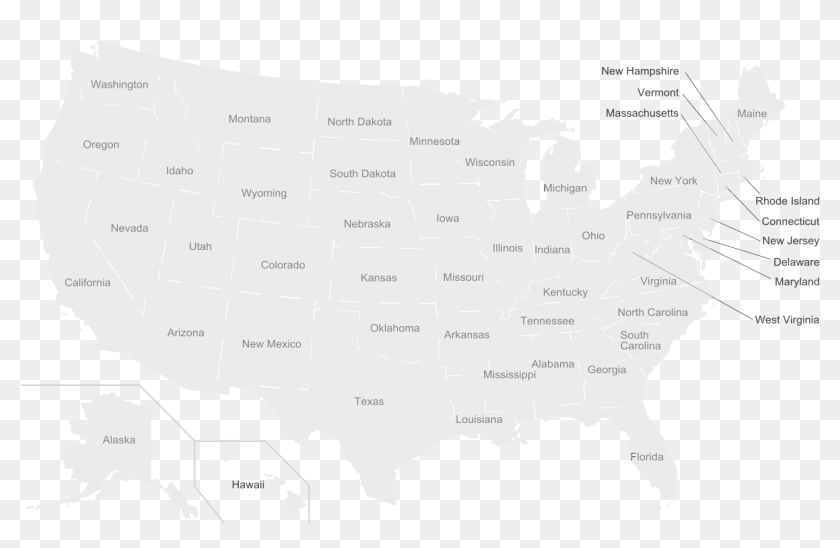 Transparent Usa Outline Png Black Us Map Png Download 1188x719