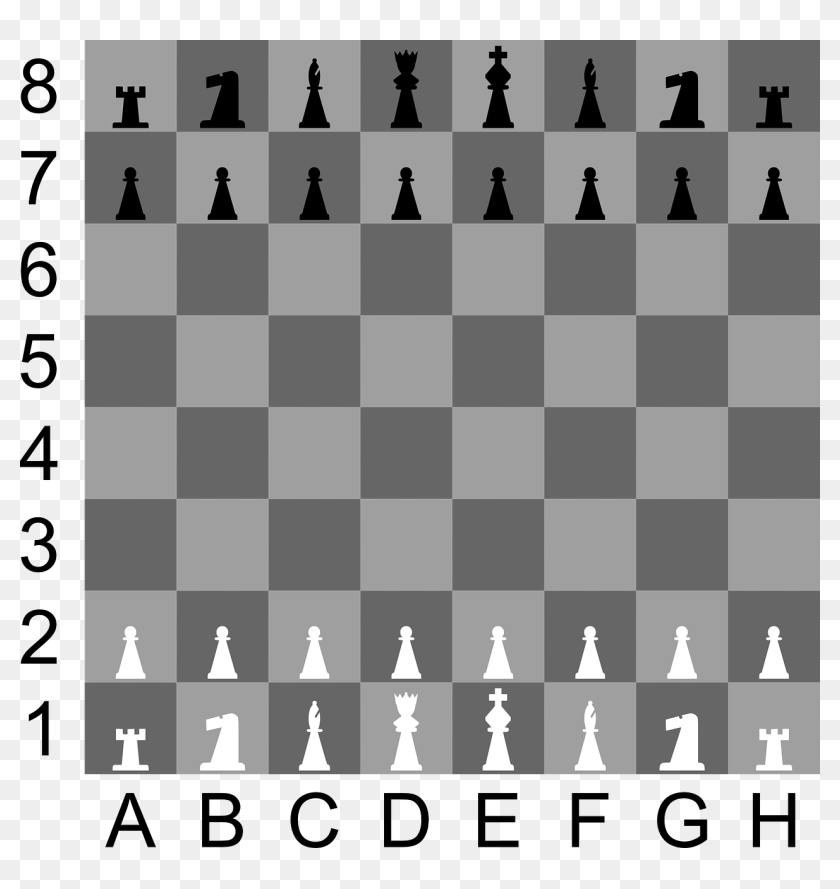 Chess Board Rows And Columns, HD Png Download - 1266x1280(#6787501 ...