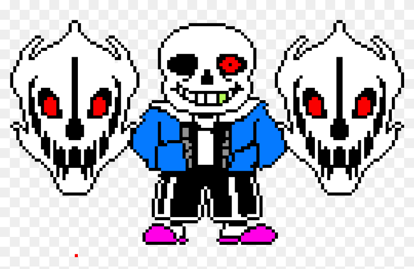 Sans With Gaster Blasters Sprite Red Eye Edition Cross Sans Gaster Blaster Hd Png Download 1281x771 6788149 Pngfind - roblox added sans eye