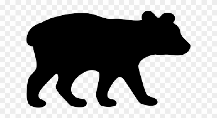 Download Black Bear Clipart Mom Baby - Bear Cubs Outline, HD Png ...