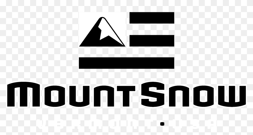 Mount Snow Logo Black And White - Mount Snow, HD Png Download ...