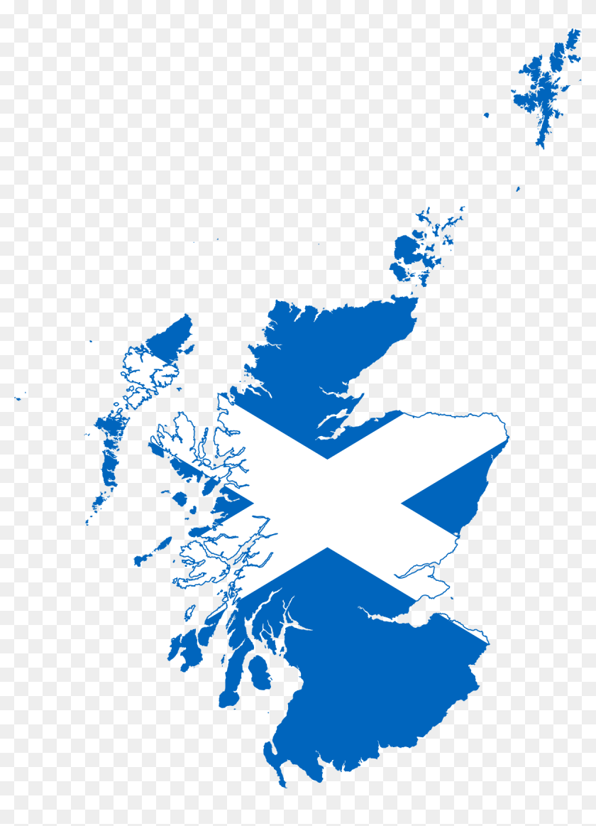 Scotland Flag Map, HD Png Download - 1200x1605(#6814160) - PngFind