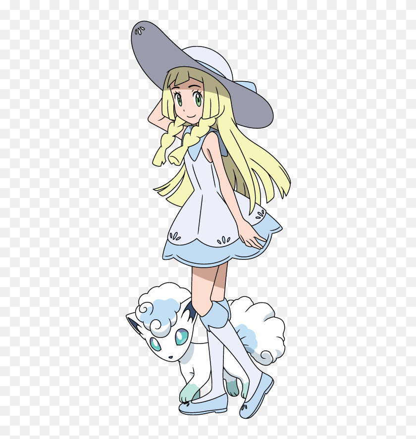 Alolan Vulpix And Lillie And Etc) - Lillie From Pokemon Sun And Moon