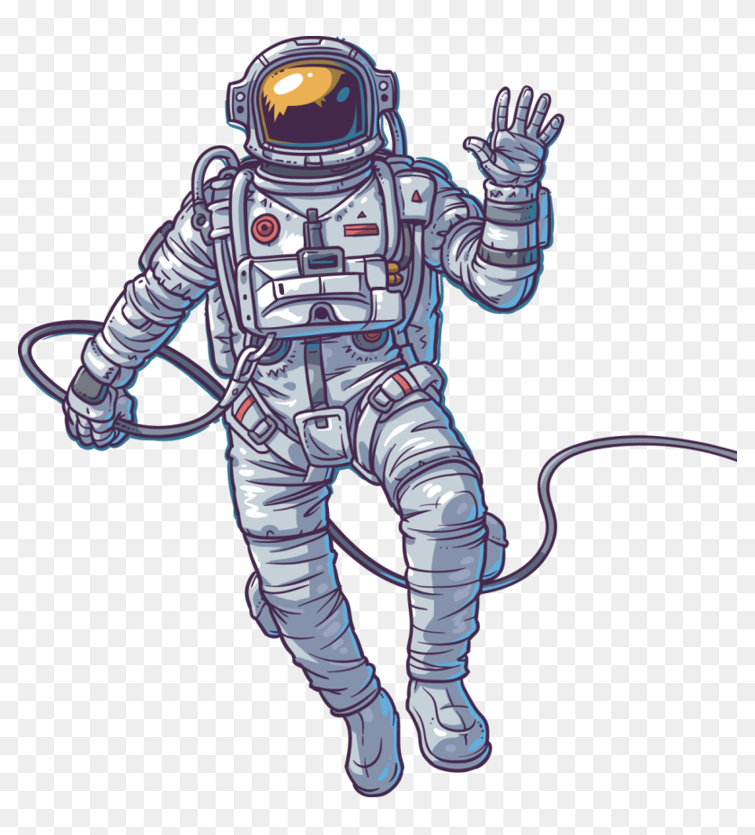 Royalty Free Png Download Floating Illustration Astronaut